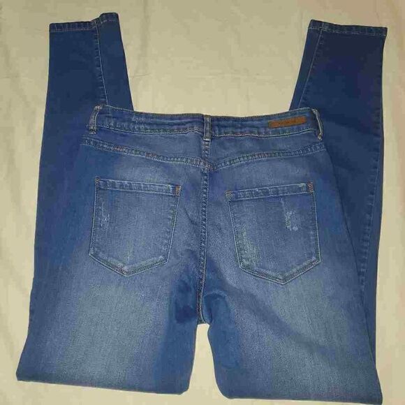 Billabong Blue Skinny Distressed Jean - Picture 7 of 13